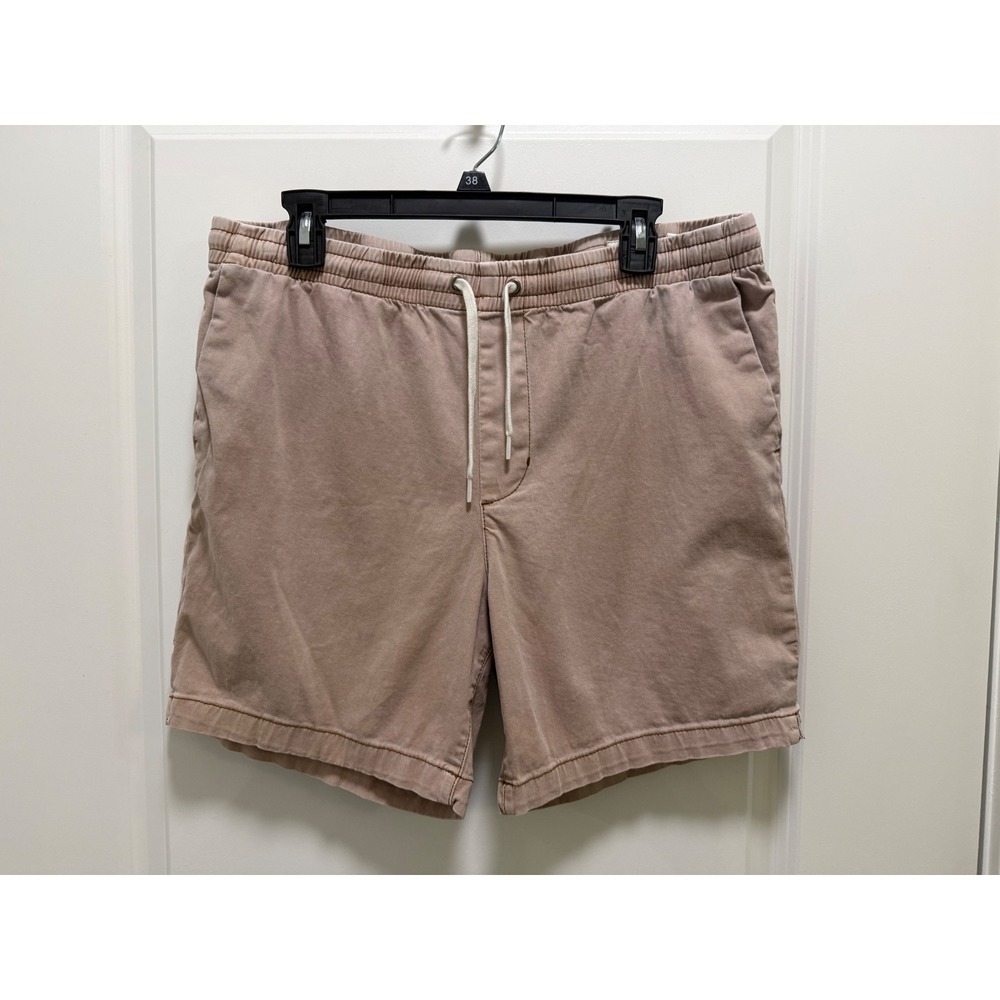 PacSun Volley Shorts Mens Large Mauve Pink Elastic Waist Drawstring Cotton Blend